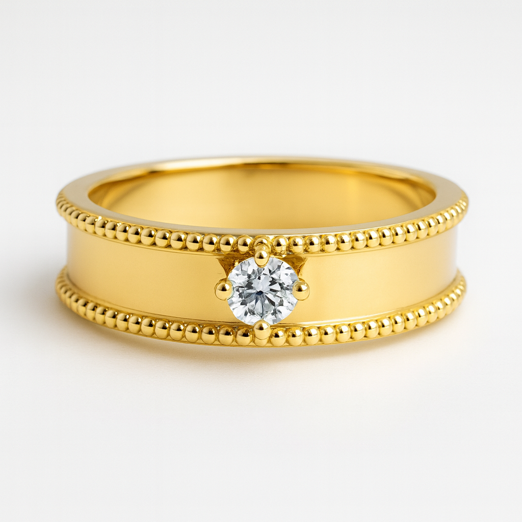 Mini Diamond Wedding bands (2 rings)