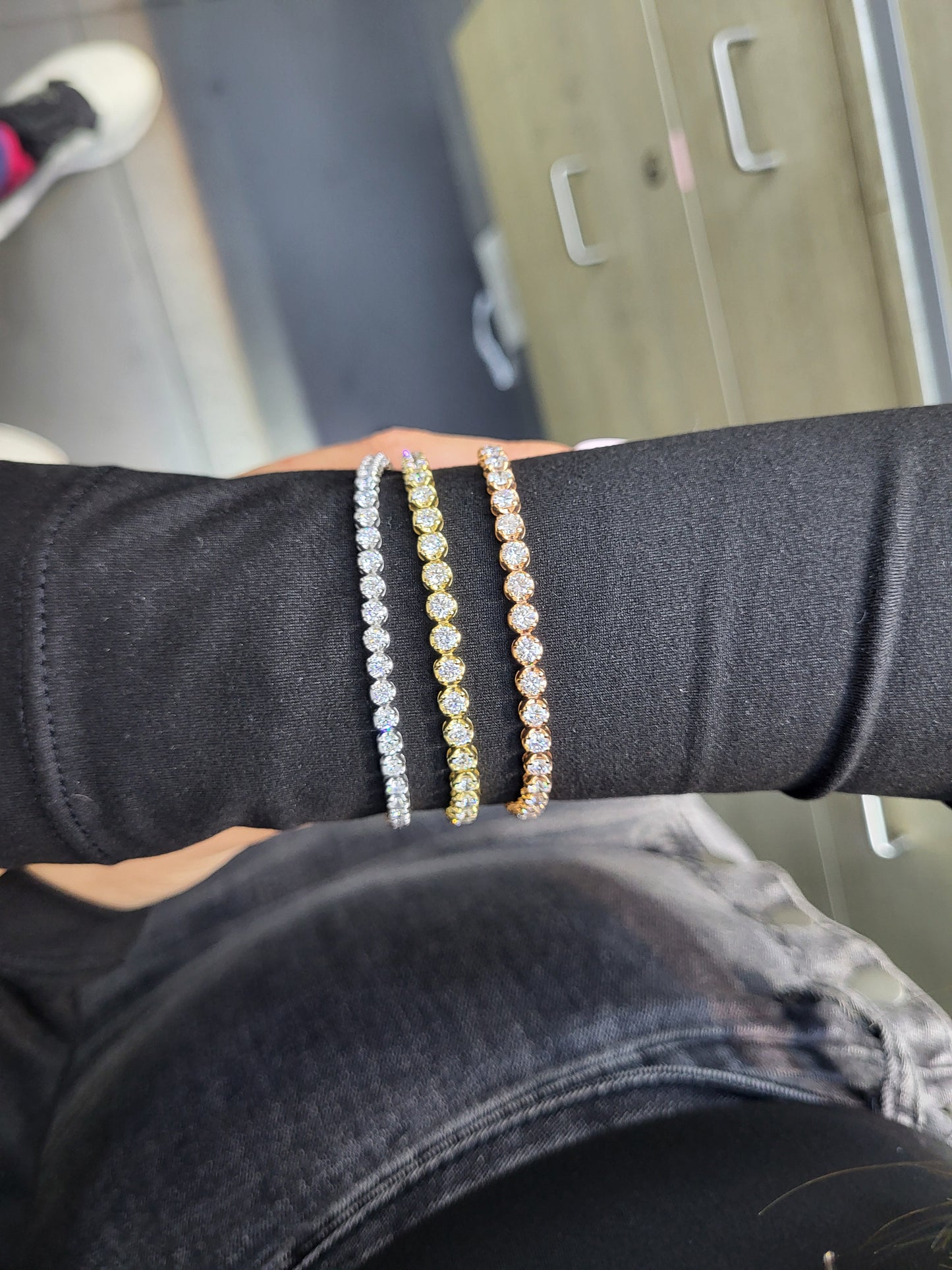 Butter cup tennis bracelet