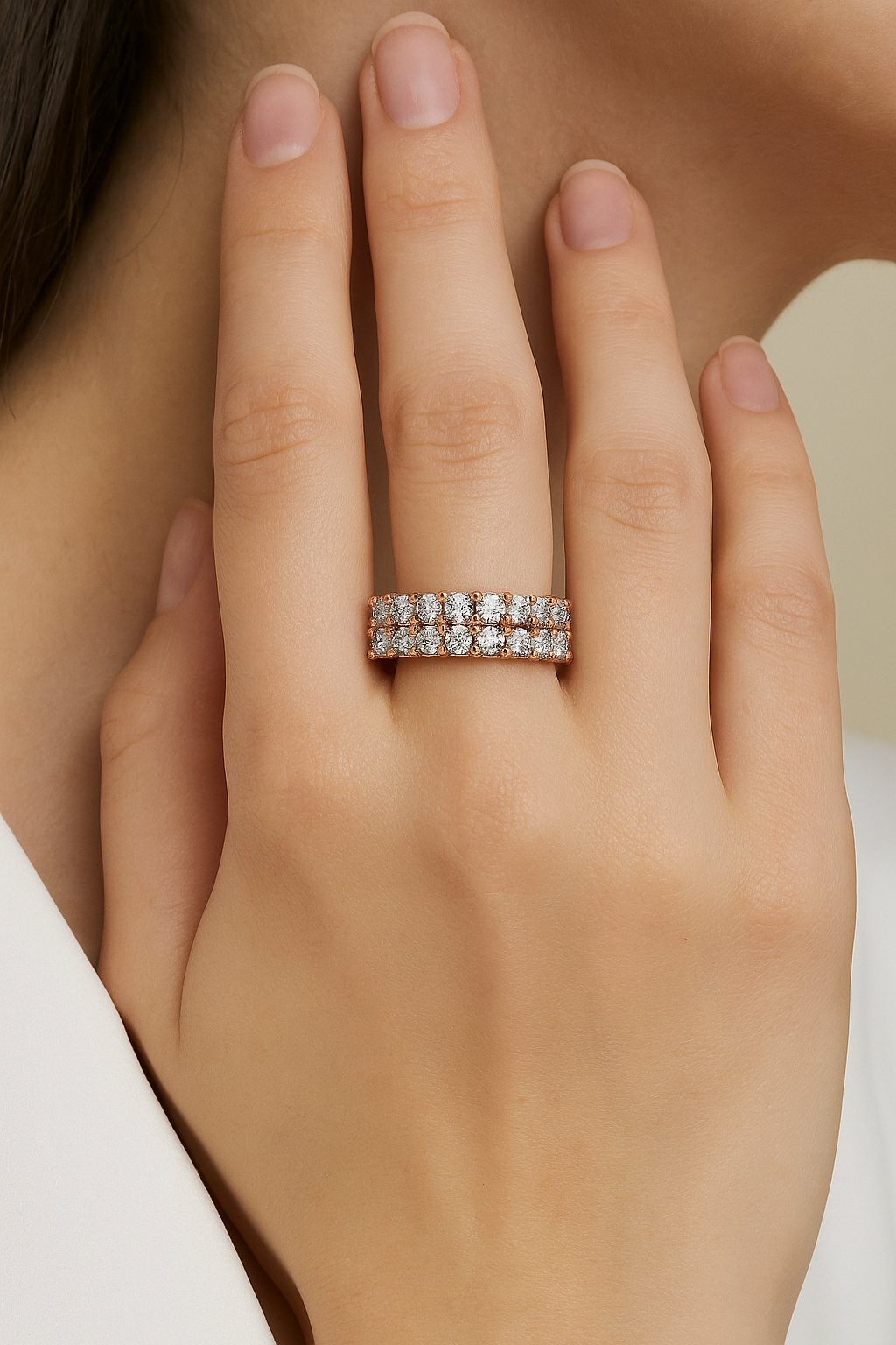 Eternelle Duo Diamond Band