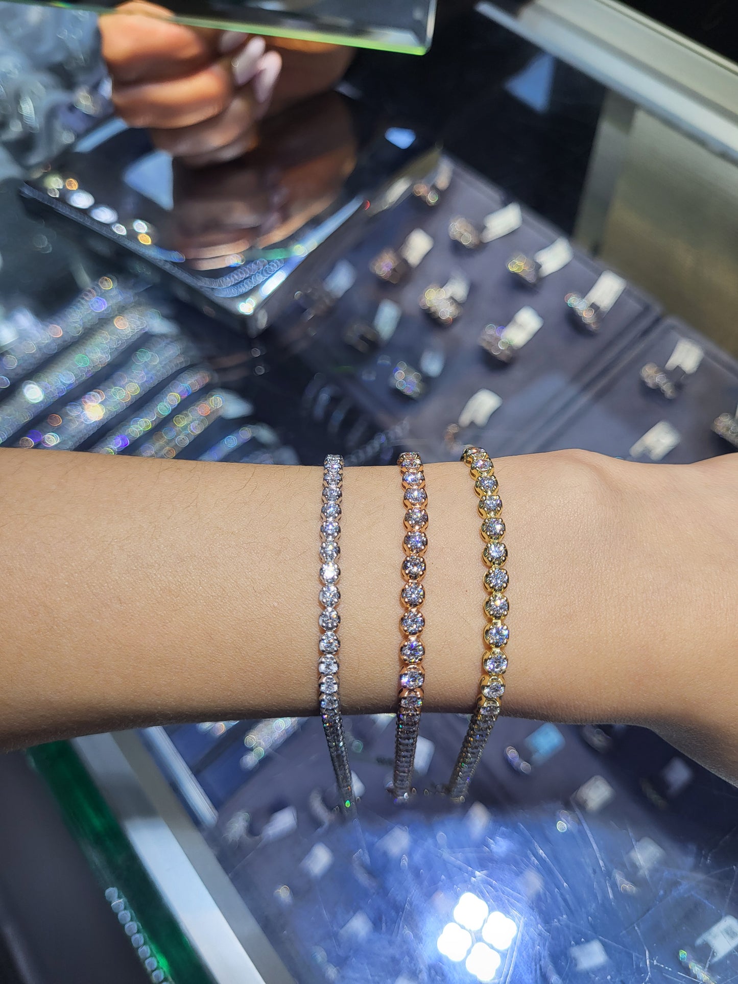 Butter cup tennis bracelet