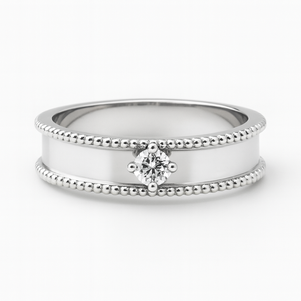 Mini Diamond Wedding bands (2 rings)