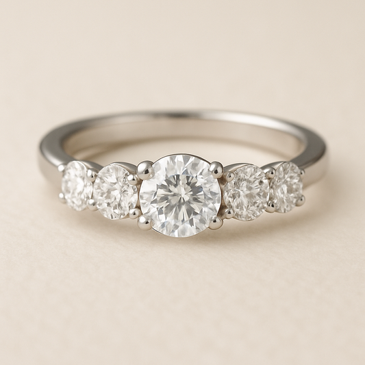 Five-stone Diamond Ring