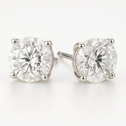 Diamond Stud Earrings