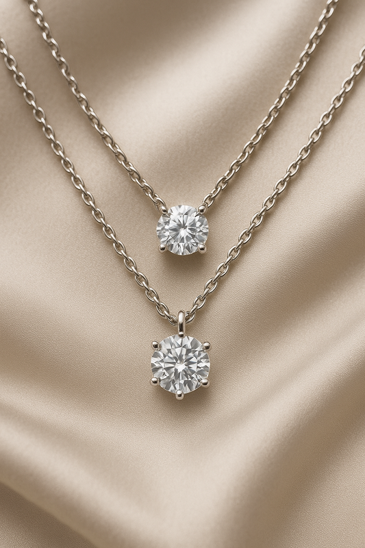 IGI-Certified CVD Diamond Necklace
